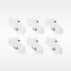 Calcetines invisibles para niños talla pequeña (6 pares) Nike Dri-FIT Performance Basics