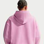 Nike Studio Fleece Medium Weight 'Graphic Pack' Women's Oversized Pullover Logo Hoodie