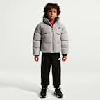 Nike Little Kids' Heathered Twill Puffer Jacket