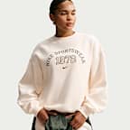 Nike Studio Fleece Medium Weight Camiseta oversize - Mujer