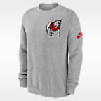 Georgia Legacy Men's Nike College Pullover Crew
