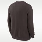 Sudadera de cuello redondo sin cierre Nike de la NFL para hombre Cleveland Browns Club