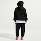 Nike Studio Fleece Medium Weight Women's Oversized Cuffed Logo Pants (Plus Size)