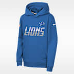 Detroit Lions Sideline Big Kids' Nike NFL Pullover Hoodie