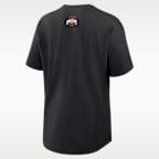 Top universitario Nike para hombre Ohio State Premium Performance Golf Club