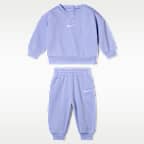 Ensemble deux pièces avec haut à col ras-du-cou en Fleece Essential Nike pour bébé (0 - 9 mois)
