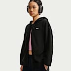 ナイキ Studio Fleece ライトウェイト ウィメンズ オーバーサイズド フルジップ パーカー