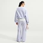 Nike Studio Fleece Medium Weight Women's Mid-Rise Wide-Leg Trousers