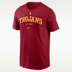 Playera universitaria Nike para hombre USC Academic Arch