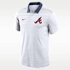 Atlanta Braves Striped Vapor Men's Nike Dri-FIT MLB Polo
