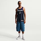 Jersey Nike de la NBA Swingman para hombre de Tyrese Maxey de los Philadelphia 76ers City Edition