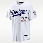 Kyle Tucker Los Angeles Dodgers USA 250 Men's Nike MLB Stadium Jersey