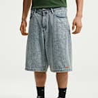 Nike 'Your Message Here' Men's Indigo Denim Shorts