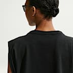 Camiseta de tirantes oversized para mujer Nike Sportswear Chill Terry