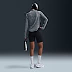 Playera de correr Dri-FIT UV de cierre de 1/4 para mujer Nike Swift