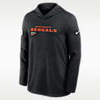 Cincinnati Bengals Pure Fury Sideline Men's Nike Dri-FIT NFL Long-Sleeve Hooded Top