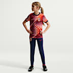 Norway Big Kids' Nike Dri-FIT Soccer Pre-Match Short-Sleeve Top