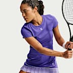 NikeCourt Advantage Women's Dri-FIT Short-Sleeve Tennis Top