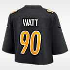 T.J. Watt Pittsburgh Steelers Women's Nike NFL Cropped Tundra Game Jersey