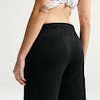 Nike Studio Fleece Medium Weight Women's Mid-Rise Wide-Leg Trousers