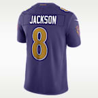 Jersey Nike Dri-FIT de la NFL Limited para hombre Lamar Jackson Baltimore Ravens