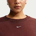 Nike Studio Fleece Medium Weight Women's Oversized Crew-Neck Sweatshirt (Plus Size)