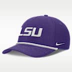 LSU Sideline Rope Rise Men's Nike College Adjustable Hat