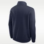 Michigan Primetime Primary Logo Men's Jordan Brand College 1/2-Zip Crew