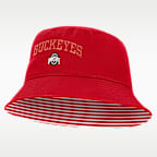 Gorro tipo pescador universitario Nike para hombre Ohio State Primetime Apex