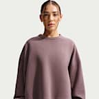 Nike 24.7 ImpossiblySoft Women's Dri-FIT Oversized Crew-Neck Top