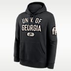 Georgia Club Men's Nike College Pullover Hoodie