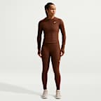 Nike Pro Sculpt Women's Dri-FIT 1/4-Zip Long-Sleeve Top