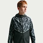 Chamarra Repel con protección contra los rayos UV para niños talla grande Nike Miler