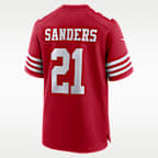 Deion Sanders San Francisco 49ers Retired Men's Nike NFL Game Jersey