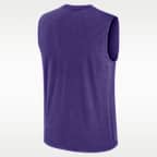 LSU Primetime Arch Legend Men's Nike Dri-FIT College Muscle Tank Top