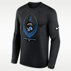 Playera de manga larga Nike Dri-FIT de la NFL para hombre Detroit Lions Legend Icon