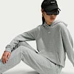 Nike Studio Fleece Lightweight 'French Terry' Women's Mid-Rise Cuffed Trousers