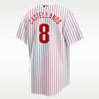 MLB Philadelphia Phillies (Nick Castellanos) Men's Replica Baseball Jersey