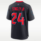 Derek Stingley Jr. Houston Texans 25th Season Men's Nike NFL Game Jersey