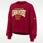 Washington Commanders Rewind Phoenix Women's Nike NFL Oversized Pullover Crew