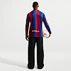 FC Barcelona 2026/27 Stadium Nike Dri-FIT replika langermet fotballdrakt til herrer (hjemmedrakt)