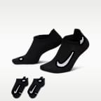 Nike Multiplier Running No-Show Socks (2 Pairs)