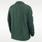 Green Bay Packers Feel The Pressure Men's Nike Dri-FIT NFL 1/2-Zip Top