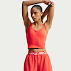 Nike Pro Women's Dri-FIT Mid-Rise Brief-Lined 3" Woven Shorts