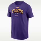 Playera universitaria Nike para hombre LSU Academic Arch