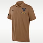 West Virginia Military Appreciation Men's Nike Dri-FIT College Polo