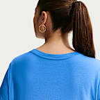 Playera cropped entallada para mujer (talla grande) Nike Sportswear Chill Knit