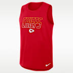 Camiseta de tirantes Nike Dri-FIT de la NFL para hombre Kansas City Chiefs
