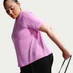 Nike One Classic Dri-FIT Kurzarm-Oberteil für Damen (große Größen)