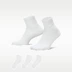 Nike Everyday Elevated Ankle Socks (3 Pairs)